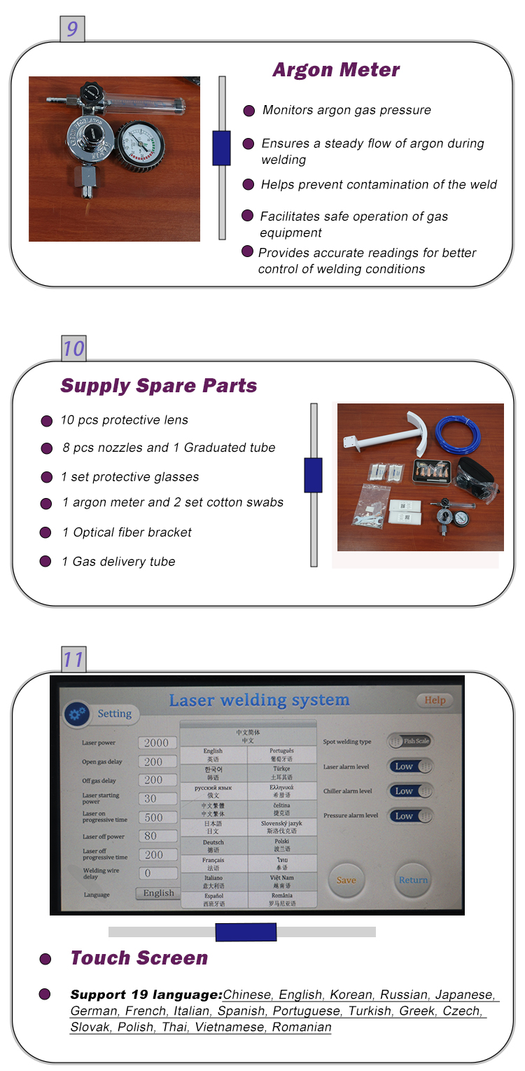 laser welding machine for metals