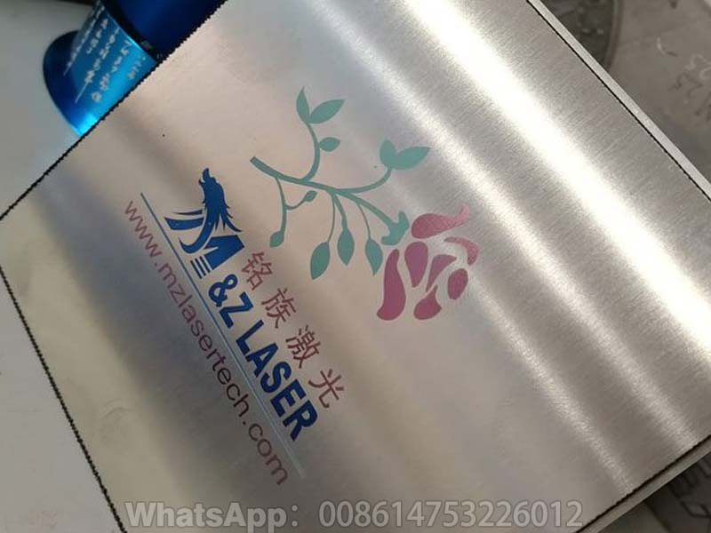 laser color engraving on stainless steel